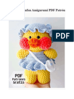 Pato Lalafanfan Amigurumi PDF Patron Gratis