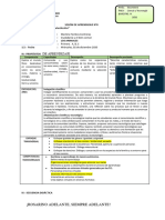 SESION DE APRENDIZAJE 8-1ro IV