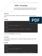7-HTML - Formatting