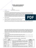 Primera Unidad de Aprendizaje 2° Año 2024