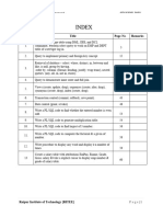 MCA-I ADBMS Practical File