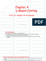 Activity-Based Costing: Prof. Dr. Hayder Ali Al-Masudy