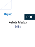 Chapitre 3 - Gestion Des Droits D'accès