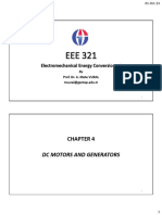 DC Motors and Generators: Electromechanical Energy Conversion - I