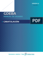 GDEBA - Manual Caratulación