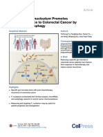 1.fusobacterium Nucleatum Promotes Chemoresistance To Colorectal Cancer by Modulating Autophagy