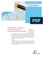 Determination of Cholesterol Level in Human Serum Using Lambda 465 012352a - 01