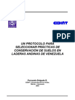 F. Delgado. UN PROTOCOLO PARA SELECCIONAR PRÁCTICAS DE CONS