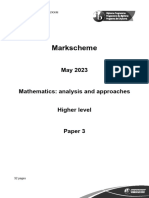 Mathematics Analysis and Approaches Paper 3 TZ2 HL Markscheme