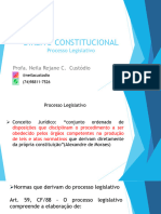 Constitucional I - Processo Legislativo