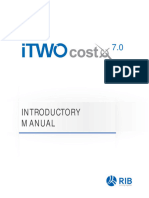 iTWO Costx Introductory Manual