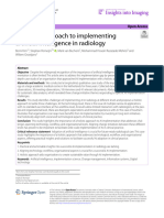 A Holistic Approach To Implementing Artificial Intelligence in Radiology