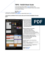 (EN) Roll20 Sheet Guide - Project Moon TRPG