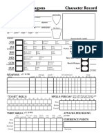 D&D Character Sheet (Basic, BX)