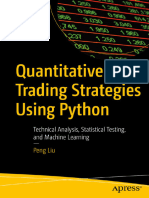 Peng Liu Quantitative Trading Strategies Using Python - Technical Analysis - Statistical Testing - and