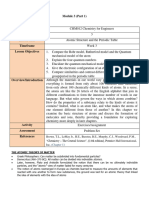 CHM012 - Module 3 (Part 1)