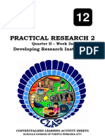 PracticalResearch2 q2 Clas3a DevelopmentofResearchInstrument v4