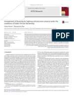 Arrangement of Financing For Highway Infrastructure Projects Under The Conditions of Public-Private Partnership