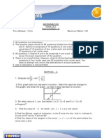 ClassXII Topper Sample Paper 50