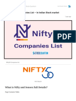 List of Nse Nifty 50 Companies 2020 in Indian Stock Market PDF