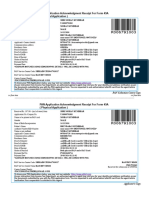 PAN Application Acknowledgment Receipt For Form 49A (Physical Application)