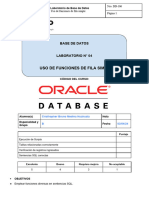 Tarea de Oracle Live