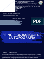 Principios Básicos de La Topografía Etapas de Un Levantamientotopográfico Medición de Distancias Teoría de Errores