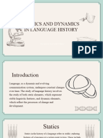 Statics and Dynamics