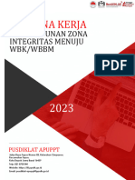 Pembangunan Zona Integritas Menuju WBK/WBBM: Rencana Kerja