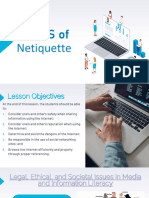 Rules of Netiquette