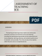 Unit 6 Assessment of Ones Teaching Practice