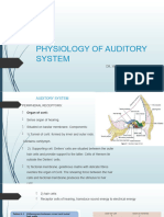 Physiology of Auditory System