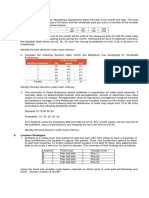 Problem Set Operations Management