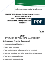 Unit 1 2 Financial Management FNF 402 BCD