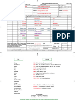 Instructions To Fill Out Company Sample Card.