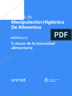 Modulo 3 Cinco Claves de La Inocuidad Alimentaria