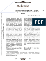 A Crítica Textual Do Novo Testamento de Erasmo A Westcott e Hort: Uma Introdução Com Fulcro Nas Discussões Sobre Tipos Textuais