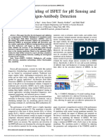 COMSOL Modeling of ISFET For PH Sensing and Antigen-Antibody Detection