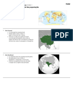 Distribuição Mundial Da População