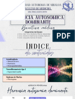 Herencia Autosomica Dominante (Acondroplasia, Neurofibromatosis Tipo 1, Sindrome de Marfan)