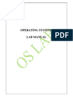 Operating Systems Lab Manual