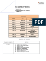 G8 FPT Schedule 2024