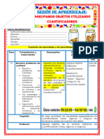 1° Sesión Día 2 Mat Agrupamos Objetos Utilizando Cuantificadores