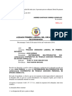 Auto Inadmisorio - 04 de Marzo de 2024 - Radicado 2024 - 110