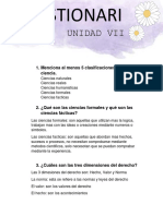 Cuestionario Unidad VII