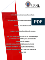 Act. 3.2 Cuadro Comparativo de Los Diferentes Tipos de Contratos Mercantiles y Sus Generalidades - Equipo 1