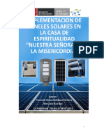 Proyecto de Paneles Solares Alternativa de Solución 2023