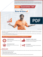 SaveNGrow Online Leaflet