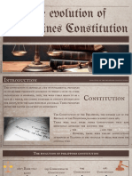 Evolution of Philippines Constitution