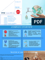 FMCG CSR On Water Conservation